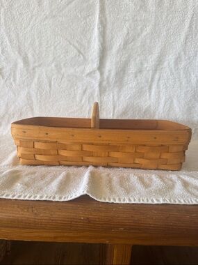 Longaberger Basket with Wooden Divider
